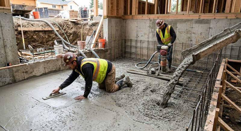 Basement Concrete Installation in Old Saybrook, CT