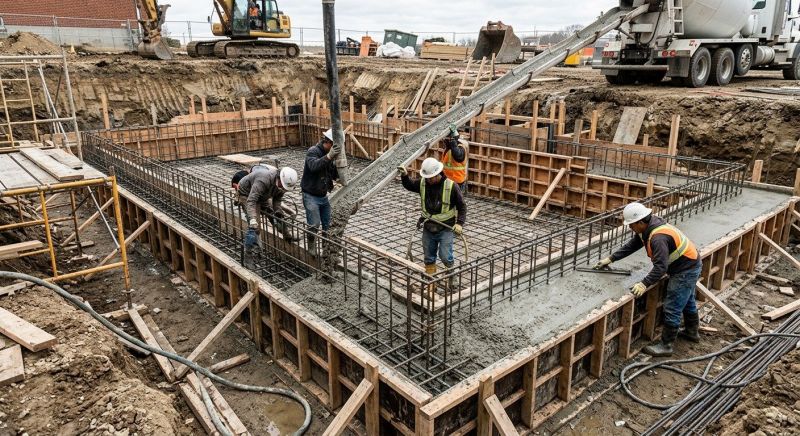 Basement Concrete Installation in Shelton, CT