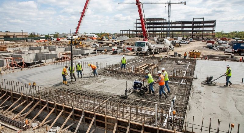 Commercial Slab Construction in East Haddam, CT