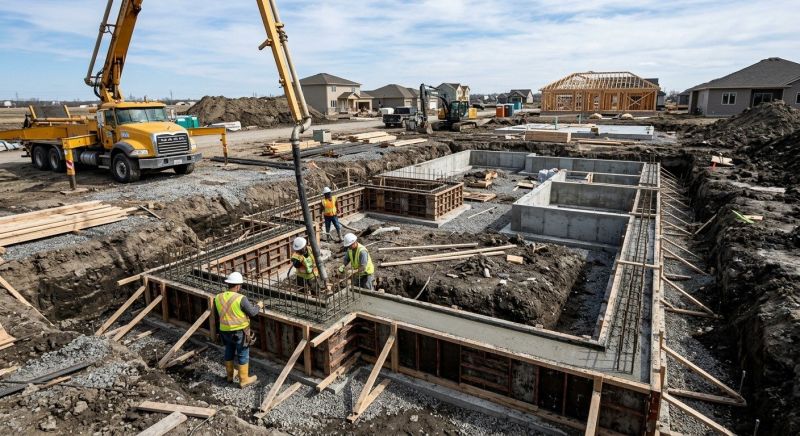 Concrete Foundation Installation in West Haven, CT