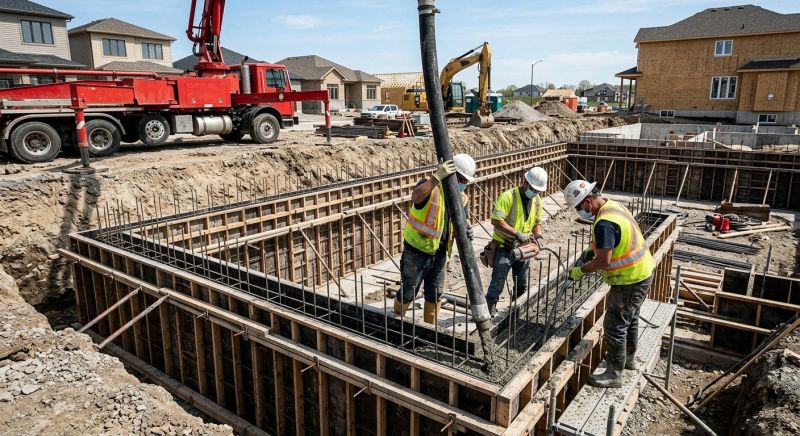 Concrete Foundation Pouring in Guilford, CT