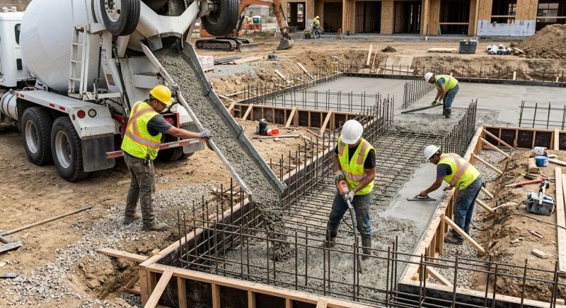 Foundation Wall Pouring in Meriden, CT