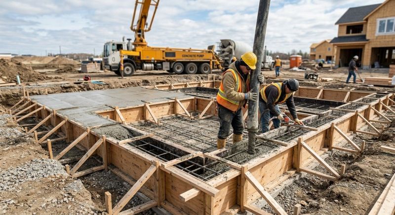 Foundation Wall Pouring in Middletown, CT